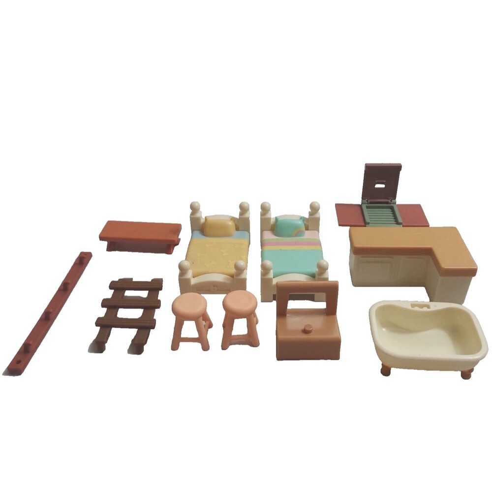 Bluey Replacement Family House Furniture Bed Counter Grill Bench Lot of 11